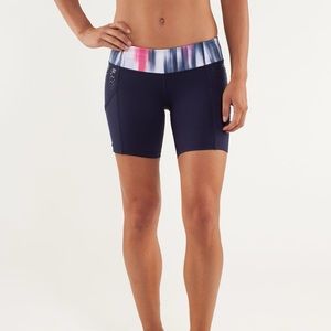 LULULEMON Lululemon Run: Dart and Dash Short size 8 women’s Deep Indigo